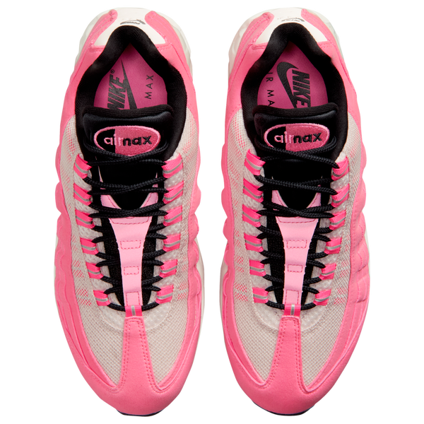 Nike Air Max 95 SE - Women's - Pink Glow/Mtlc Silver/Off Noir - Image 4