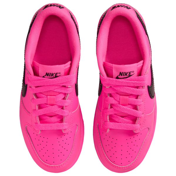 Nike Dunk Low SE - Girls' Preschool - Pink Blast/Black - Image 4