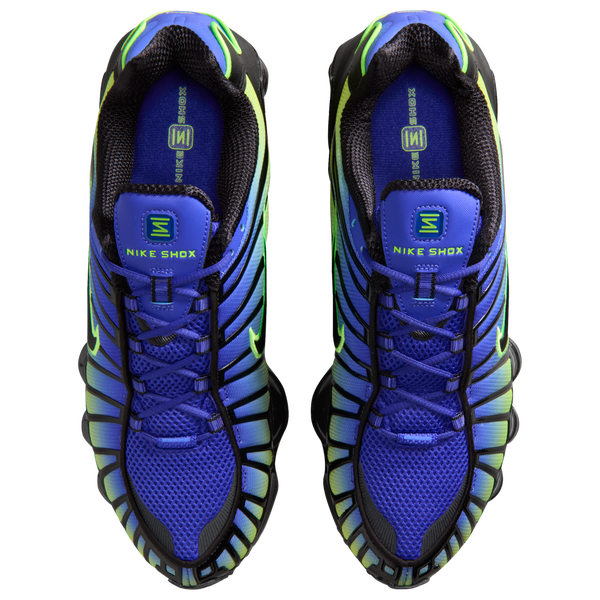 Nike Shox TL - Men's - Black/Lapis/Volt Ice - Image 4