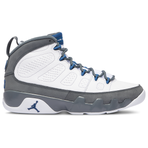 Jordan Retro 9 - Men's - Flint Grey/White/French Blue