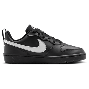 Nike Court Borough Low Recraft - Boys' Grade School - Grey Fog/Black/Black