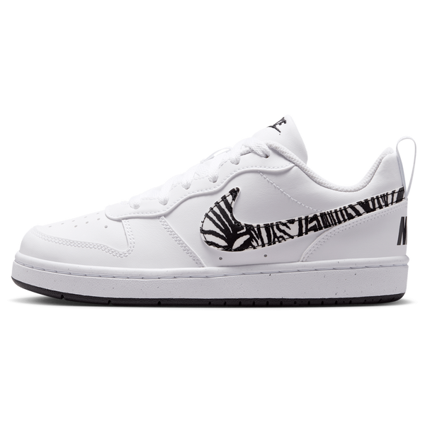 Nike Court Borough PRT - Boys' Grade School - White/Black - Image 2