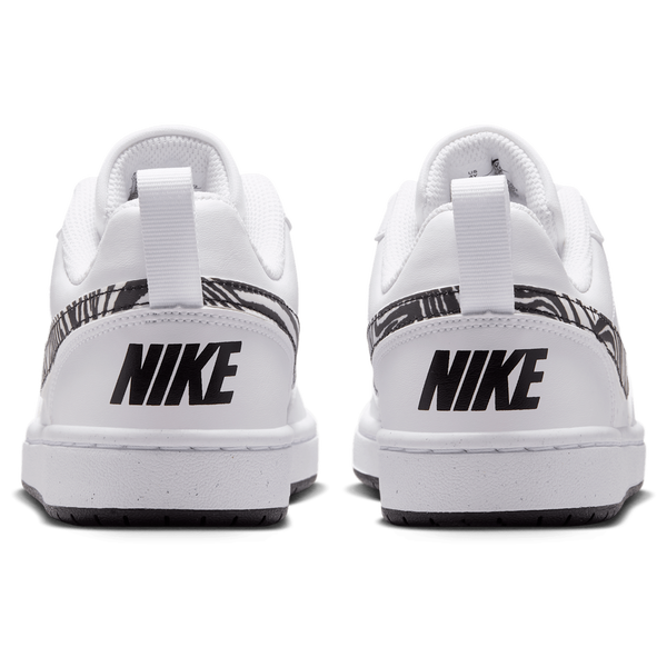 Nike Court Borough PRT - Boys' Grade School - White/Black - Image 3