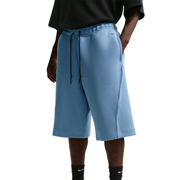 Nike Tech Fleece Shorts - Men's - Work Blue/Black