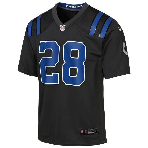 Nike Colts NFL Rival Game Jersey - Boys' Grade School - Grey - Image 2