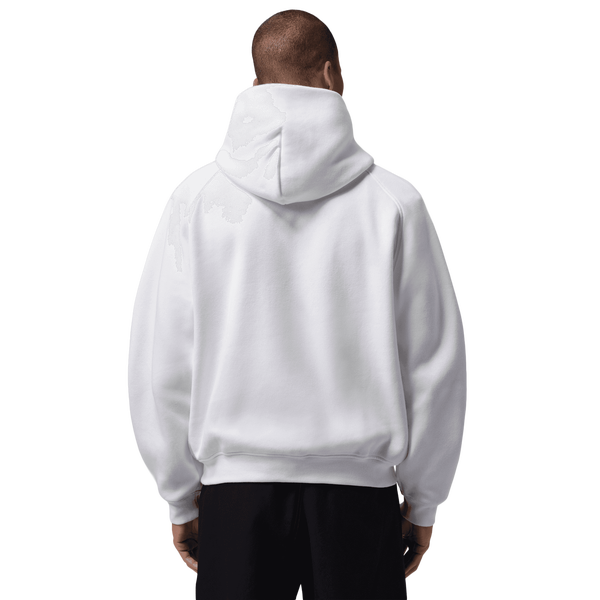 Jordan Brooklyn GFX Oversized Pullover Hoodie - Men's - White - Image 2