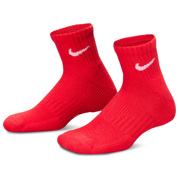 Nike 6 Pack Cushioned Quarter Socks - Boys' Grade School - Multi/Multi