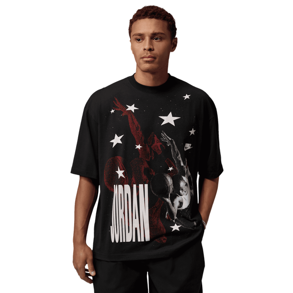 Jordan 96 Oversized AJ 4 T-Shirt - Men's - Black