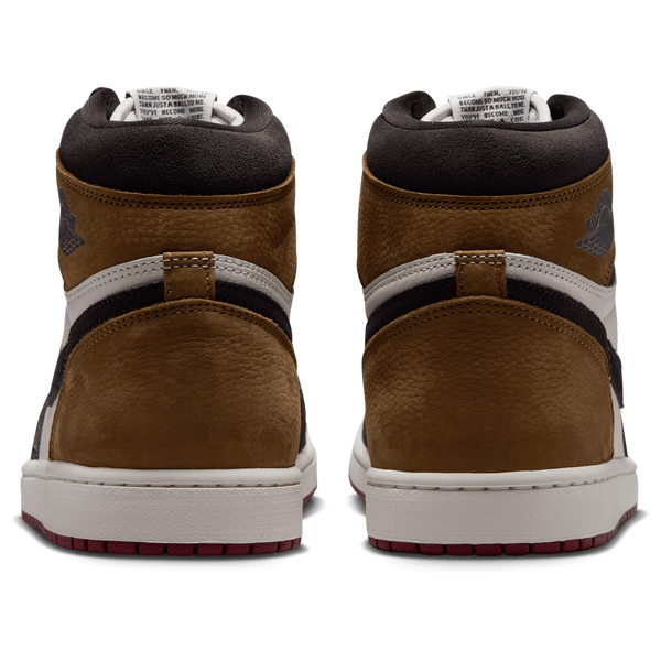 Jordan Retro 1 High OG - Men's - Multi/Shadow Brown - Image 3