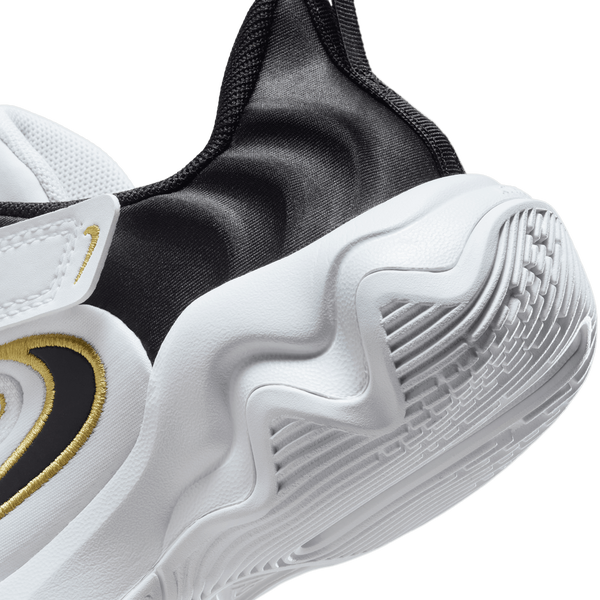 Nike Giannis Immortality 4 - Boys' Preschool - White/Black/Metallic Gold - Image 8