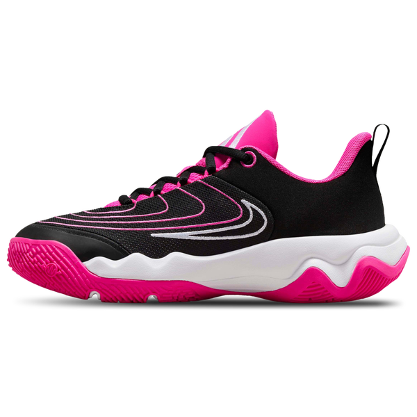 Nike Giannis Immortality 4 - Boys' Grade School - White/Black/Laser Fuchsia - Image 2