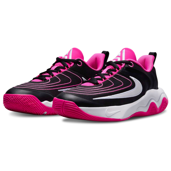 Nike Giannis Immortality 4 - Boys' Grade School - White/Black/Laser Fuchsia - Image 6