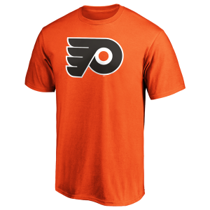 Fanatics Flyers Team Primary Logo T-Shirt - Men's - Orange